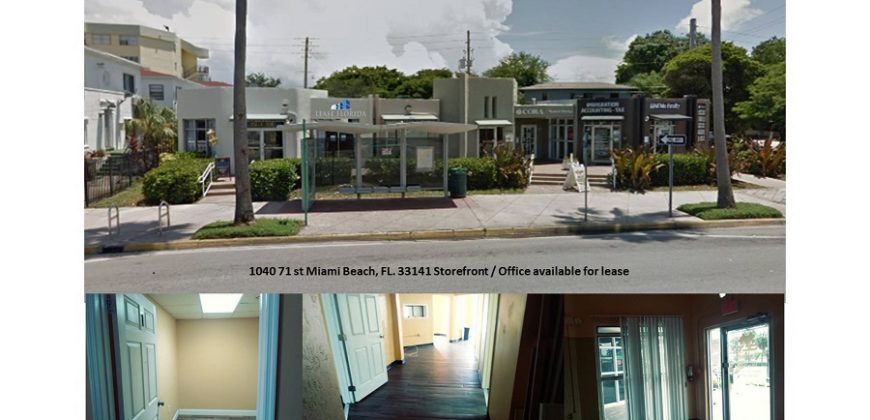 Perfect location in Miami Beach for your business