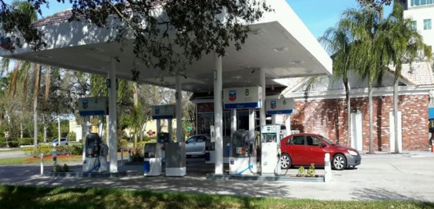 Gas station located in the Coral Springs area