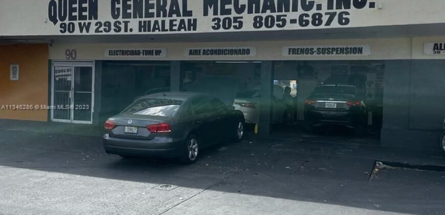 Auto repair workshop, 90 W 29 Street, Hialeah, FL